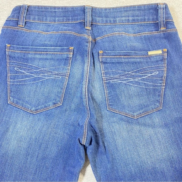 White House Black Market Blue Boot Cut Jeans - Picture 8 of 15
